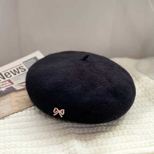 Timeless Black Beret - berqet