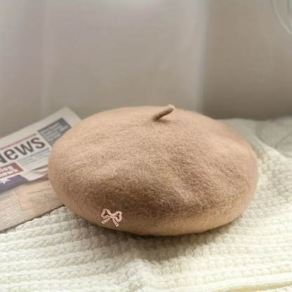 Elegant Brown Beret - berqet